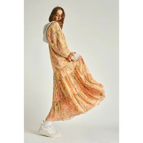 Free People Dresses & Skirts - New Free People Feeling Groovy MaxI Dress Size Large